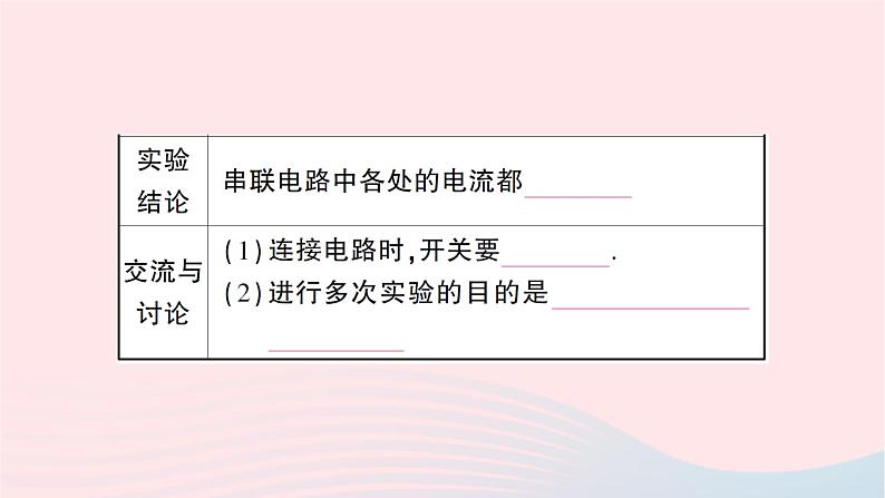 2023九年级物理全册第十四章了解电路重点实验突破作业课件新版沪科版03