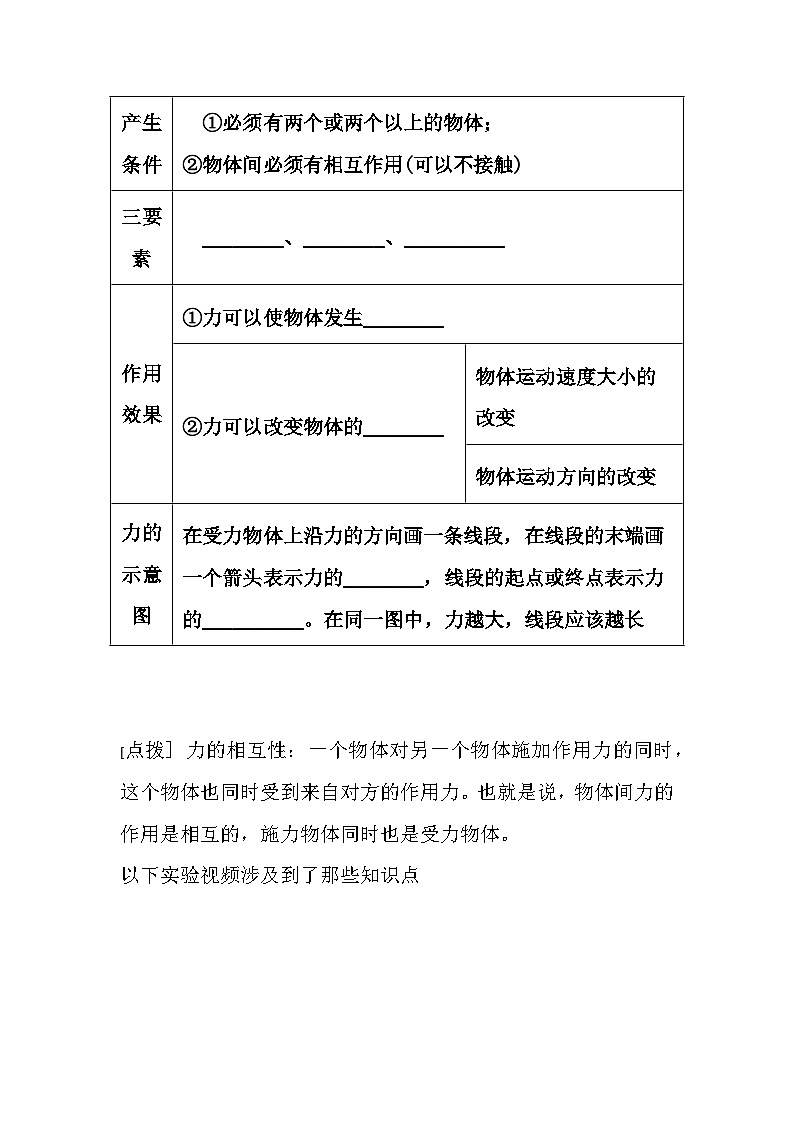 《力复习课》教学设计4-八年级物理下册【人教版】第2页