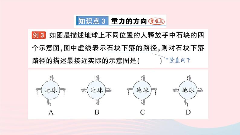 2023八年级物理下册第七章力第4节重力作业课件新版教科版06