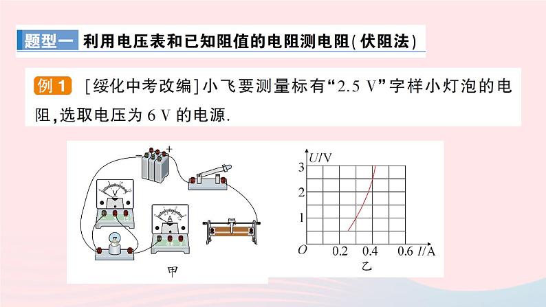 2023九年级物理上册第五章欧姆定律专题三特殊方法测电阻作业课件新版教科版03