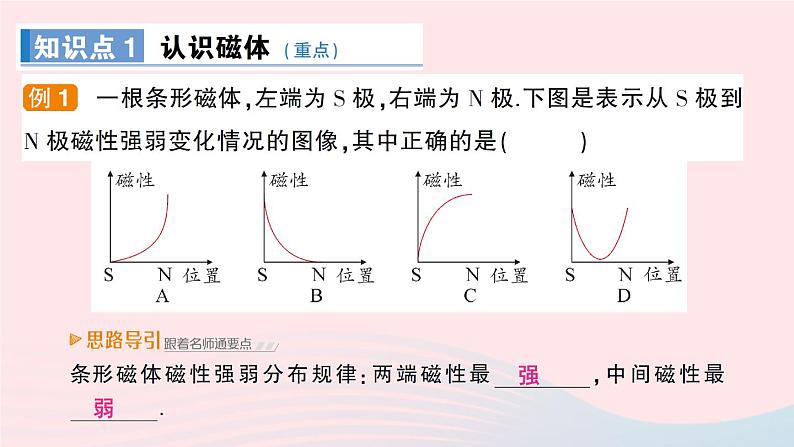 2023九年级物理上册第七章磁与电第1节磁现象作业课件新版教科版03