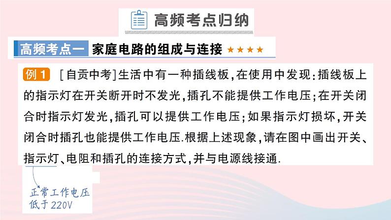 2023九年级物理下册第九章家庭用电章末复习提升作业课件新版教科版05