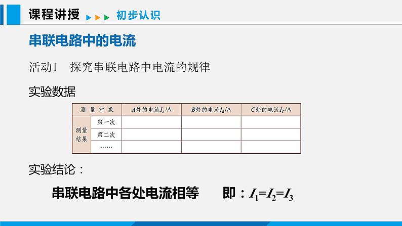 13.4 探究串、并联电路中的电流课件 -2023-2024学年沪粤版物理九年级上册05