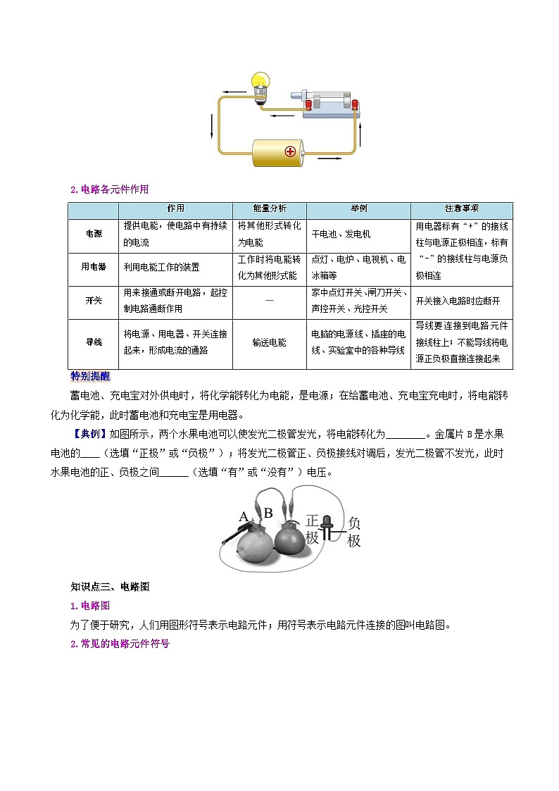 15.2 电流和电路-九年级物理全册同步精品讲义+试卷（人教版）03