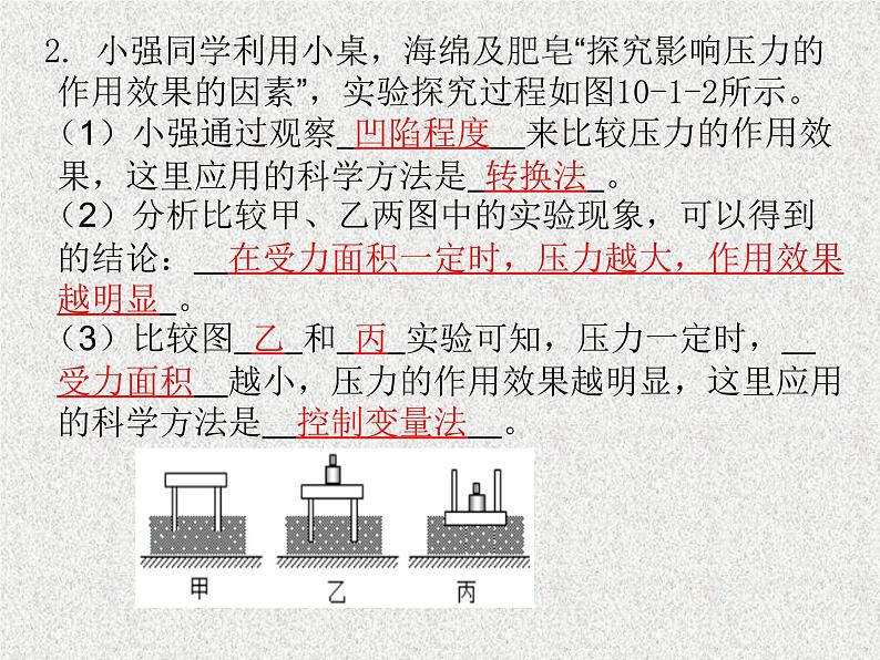 中考物理复习 10. 压强和浮力1(第一课时）压强   课件PPT第8页