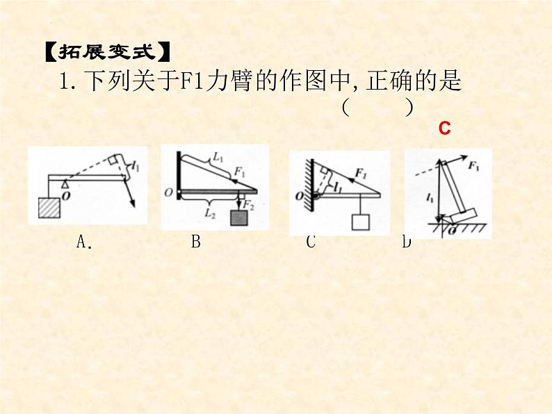 中考物理复习 11.简单机械和功1(第一课时杠杆、滑轮）课件PPT第6页