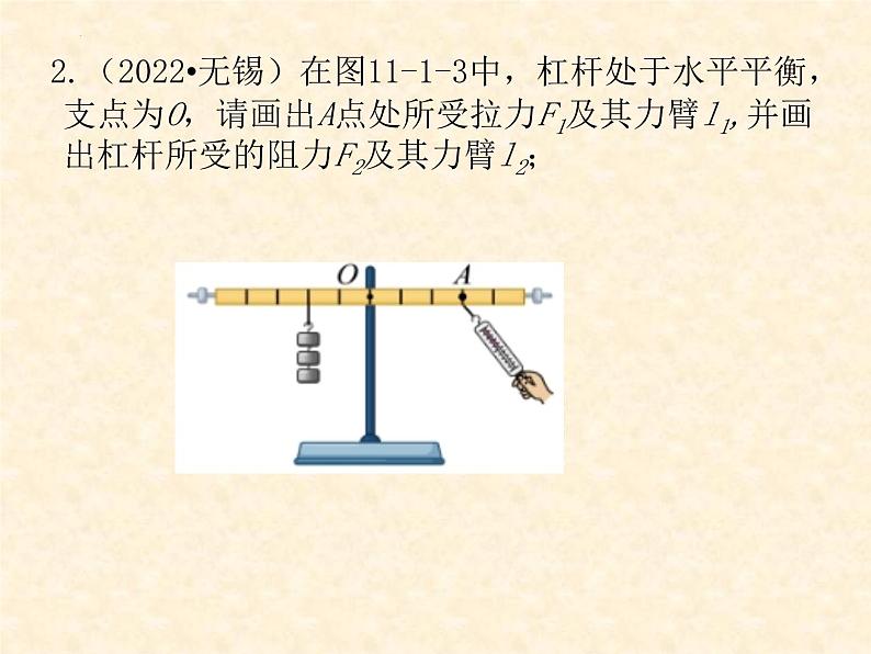 中考物理复习 11.简单机械和功1(第一课时杠杆、滑轮）课件PPT第7页