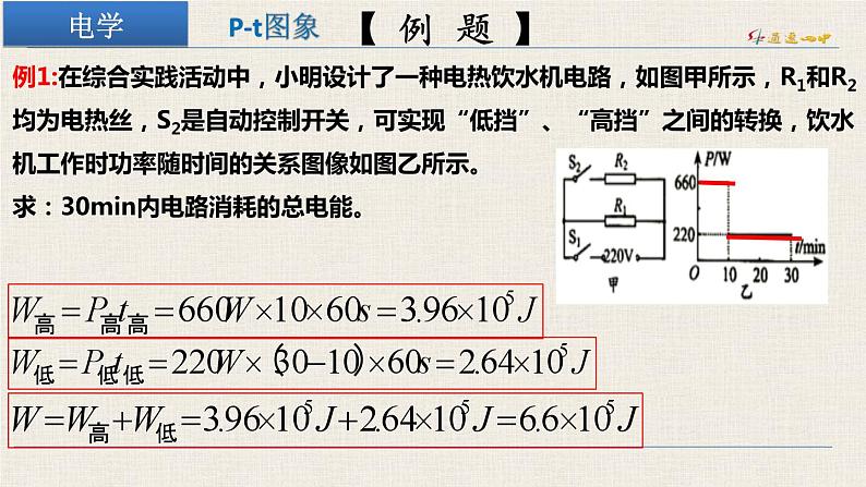 中考物理复习+图象信息+多挡位 电热综合计算课件PPT08