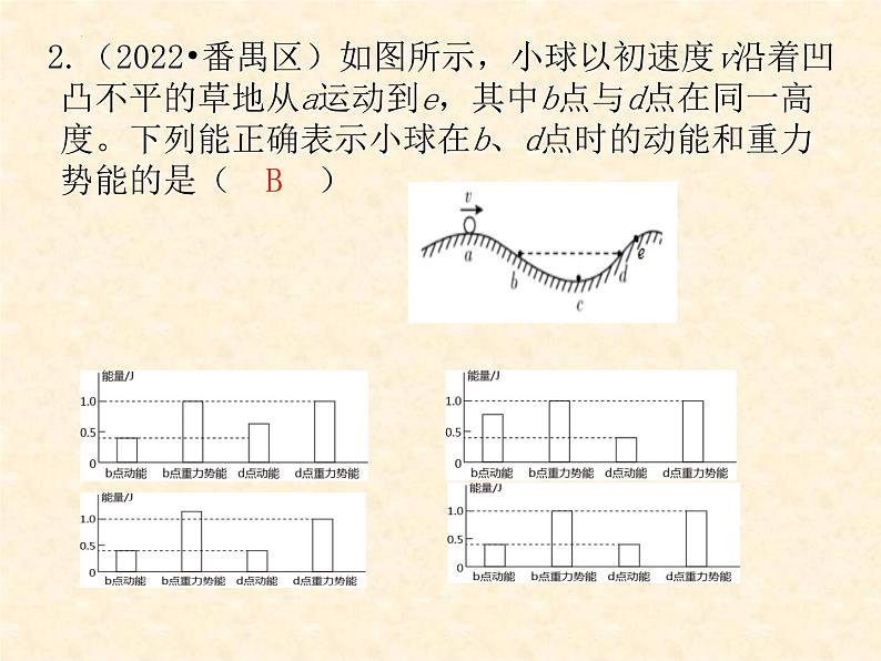 中考物理复习-----机械能和内能 1（第一课时）动能、势能、机械能课件第7页