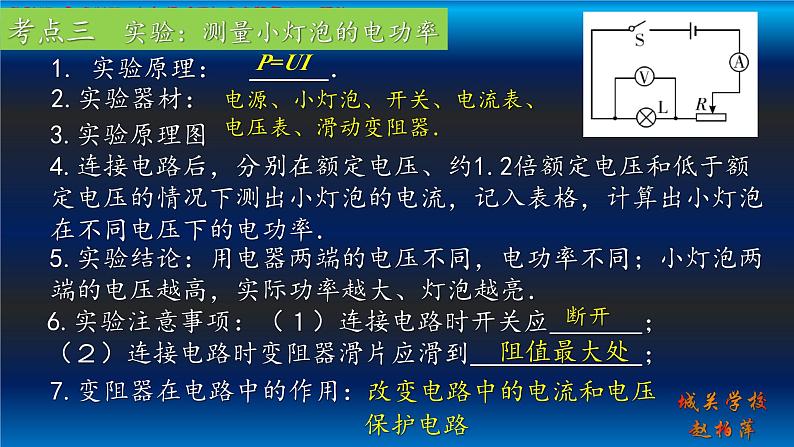 中考物理复习课件 4 电功率第8页