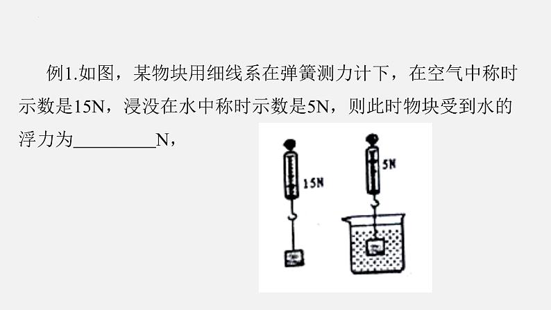 中考物理 一轮专题复习(第1课时)课件   浮力第6页