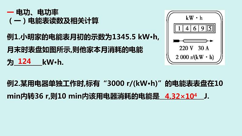 中考物理一轮复习课件 第十八章 电功率06