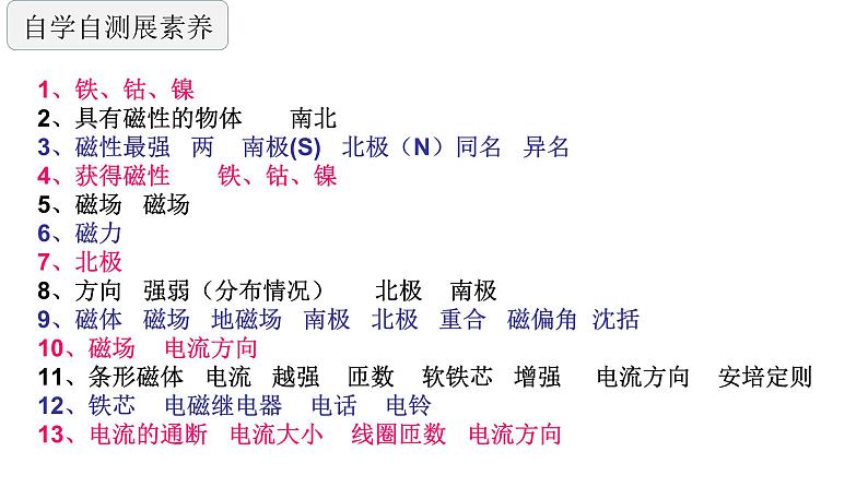 中考物理一轮复习课件 电磁转换第2页