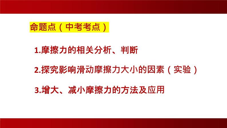 -中考物理复习  摩擦力课件PPT第2页