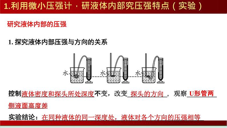 中考物理 第八讲 液体压强课件PPT第3页