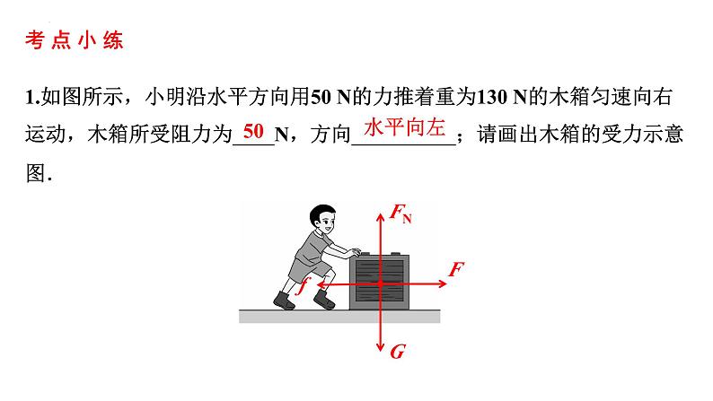 中考物理一轮复习课件：二力平衡 摩擦力第7页