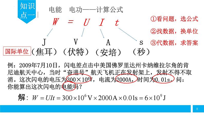 中考物理第一轮复习——电功  电能  电功率课件PPT第8页