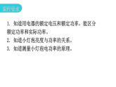 粤教沪科版九年级物理上册第十五章电能与电功率15-3怎样使用电器正常工作第1课时额定电压与额定功率测量小灯泡的电功率教学课件