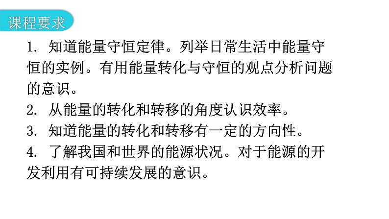 粤教沪科版九年级物理下册第二十章能源与能量守恒定律20-3能的转化与能量守恒20-4能源、环境与可持续发展教学课件03