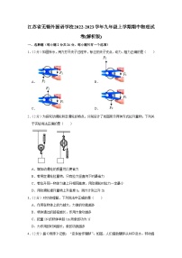 江苏省无锡外国语学校2022-2023学年九年级上学期期中物理试卷