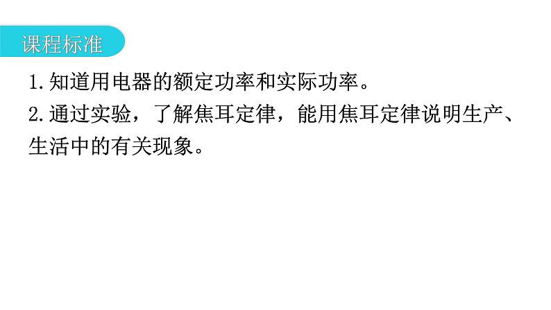 人教版中考物理复习第十八章电功率第二课时测量用电器的电功率焦耳定律教学课件03