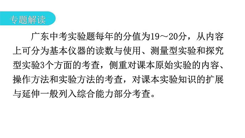 人教版中考物理复习专题二实验训练课件第3页