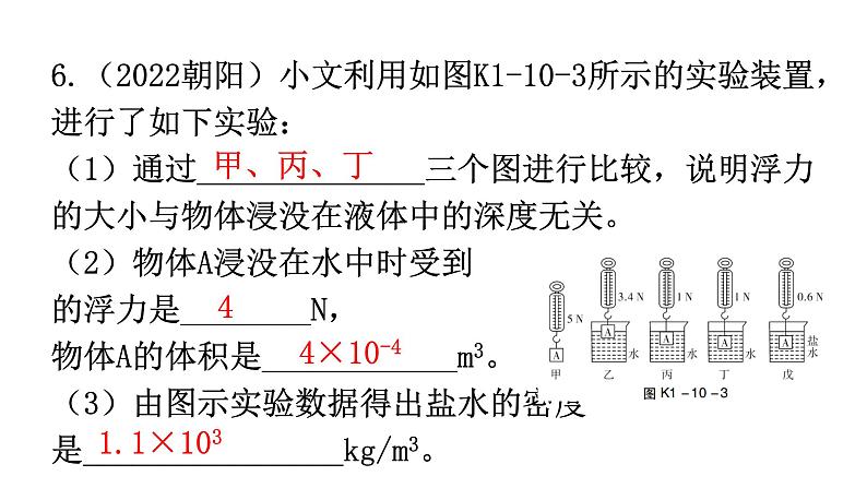 人教版中考物理复习第十章浮力课件第7页