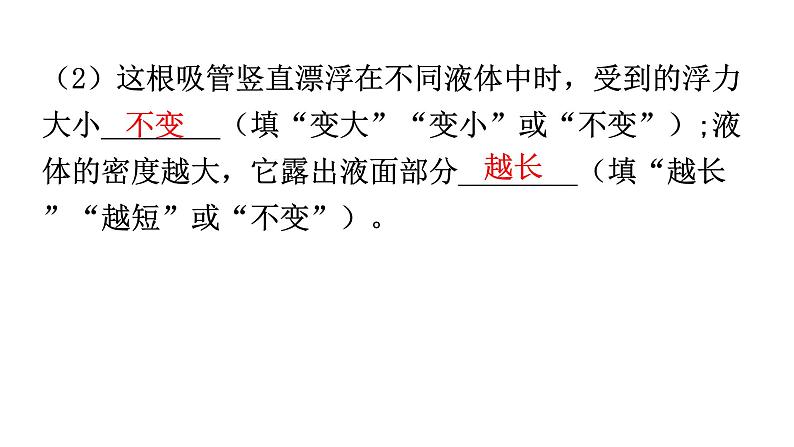 人教版中考物理复习微专题4浮力法测密度课件第8页