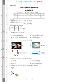 2022年吉林省中考物理试题