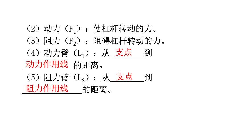 沪科版中考物理复习第六章力和机械第二课时杠杆和滑轮教学课件05