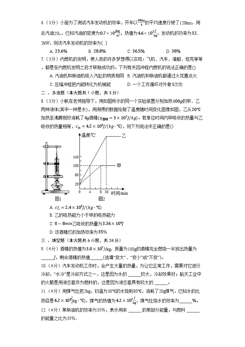 人教版物理九年级全册《第14章 内能的利用》巩固提升第2页