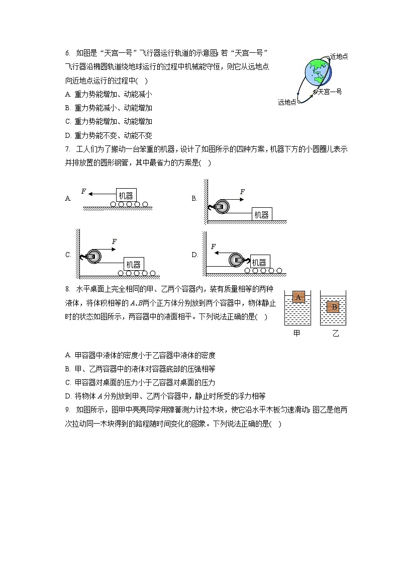 辽宁省葫芦岛市连山第六中学2023-2024学年九年级上学期开学物理试卷02