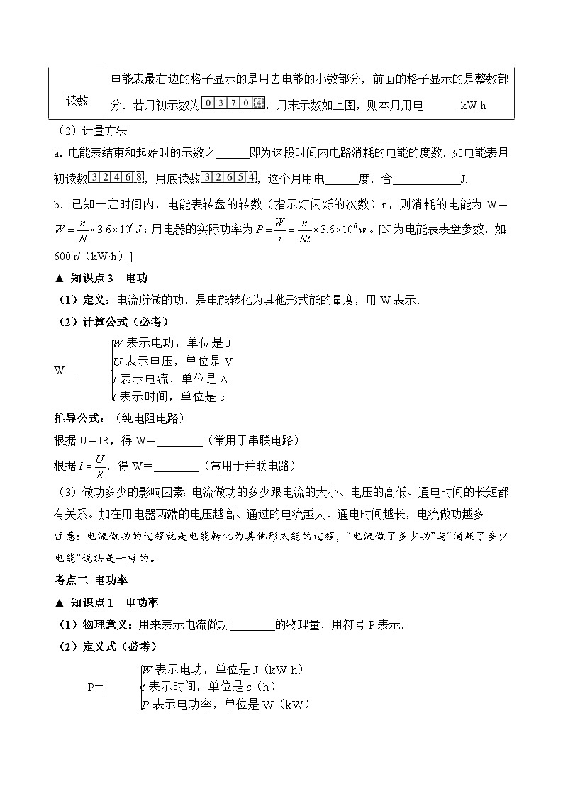 中考物理二轮复习题型提高练习题型25 电功率计算题型（含答案）第2页