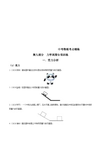 中考物理一轮复习考点精练：专题九力学画图（含解析）