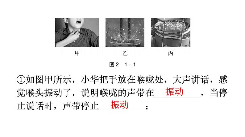 人教版八年级物理上册第二章第1节声音的产生与传播教学课件第6页