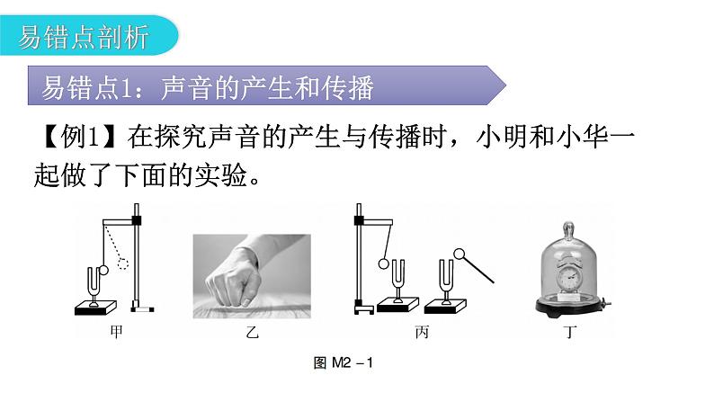 人教版八年级物理上册第二章章末复习二声现象教学课件第5页