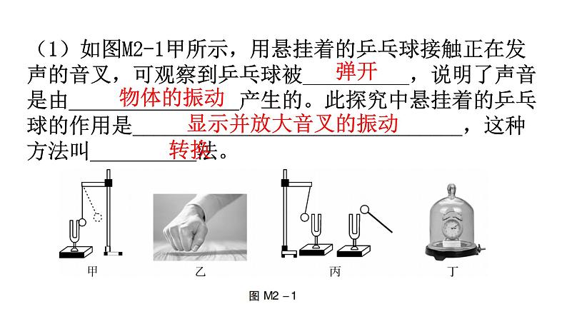 人教版八年级物理上册第二章章末复习二声现象教学课件第6页