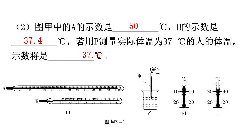 人教版八年级物理上册第三章章末复习三物态变化教学课件第7页
