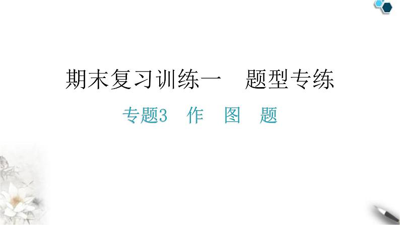 人教版八年级物理上册期末复习专题3作图题教学课件01