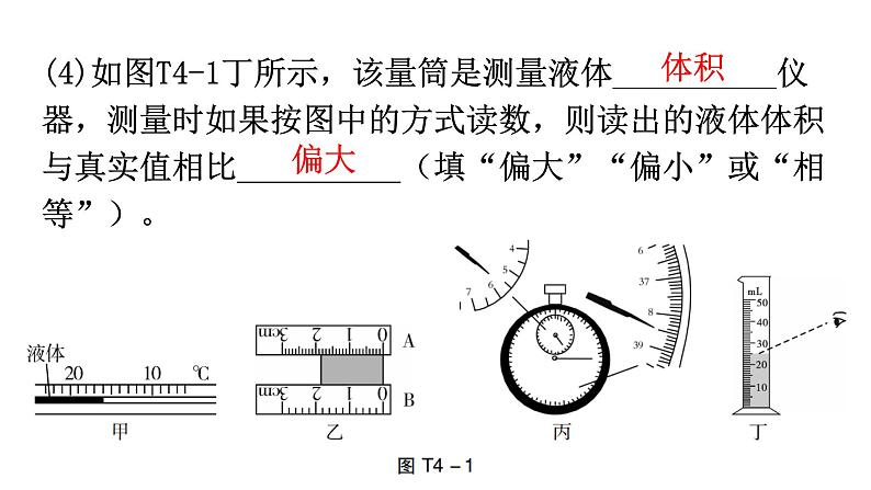 人教版八年级物理上册期末复习专题4实验题教学课件06