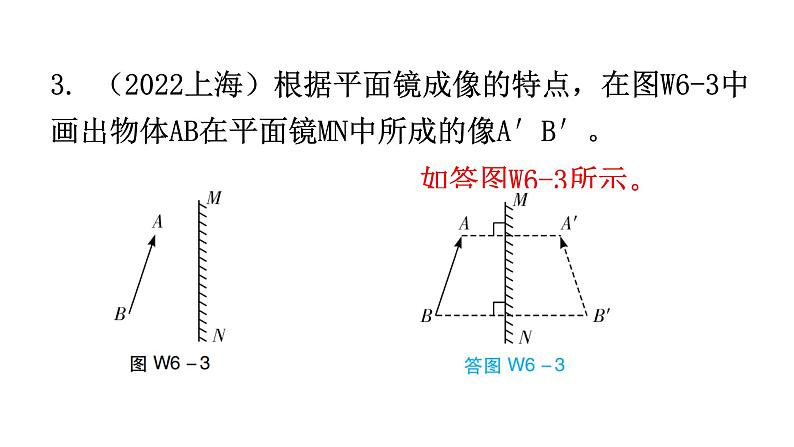 人教版八年级物理上册第四章综合专题提升六课件第4页