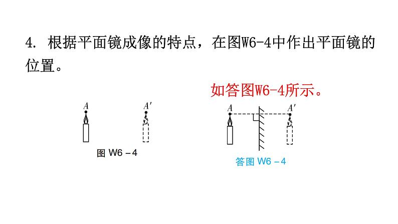 人教版八年级物理上册第四章综合专题提升六课件第5页