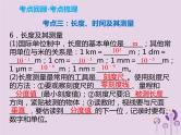中考物理一轮复习解读课件 第6章机械运动长度和时间的测量（含答案）