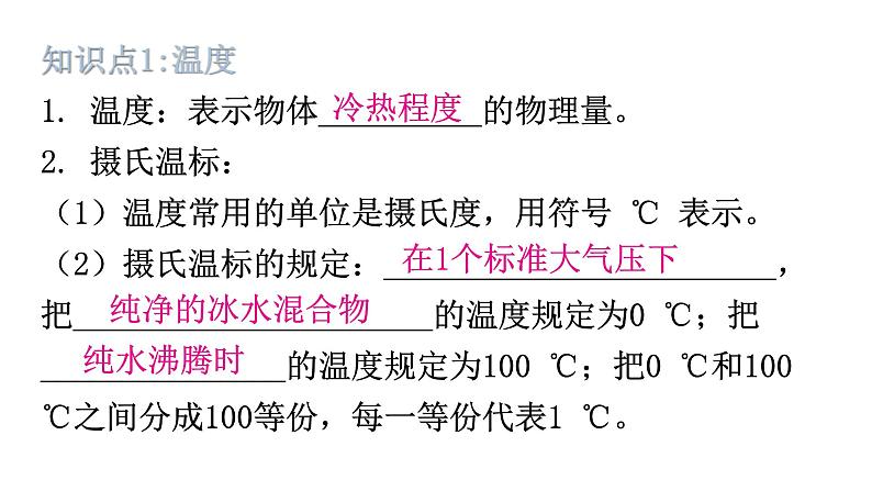 粤教沪科版八年级上册物理第四章物质的形态及其变化基础知识课件第2页