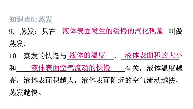 粤教沪科版八年级上册物理第四章物质的形态及其变化基础知识课件第6页