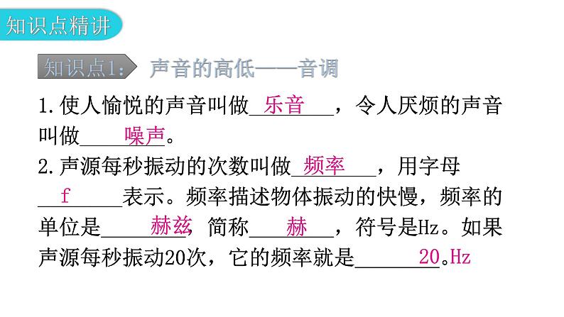 粤教沪科版八年级上册物理第二章2-2我们怎样区分声音教学课件第5页