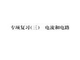 人教版九年级物理专项复习（3） 电流和电路ppt