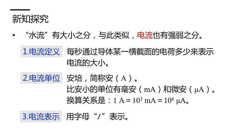 沪科版九年级物理上第14章了解电路第4节第1课时电流和电流表教学课件第5页