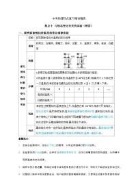 备考2024年中考物理重难点精讲精练：18-热点10 与物态变化有关的实验（精讲）