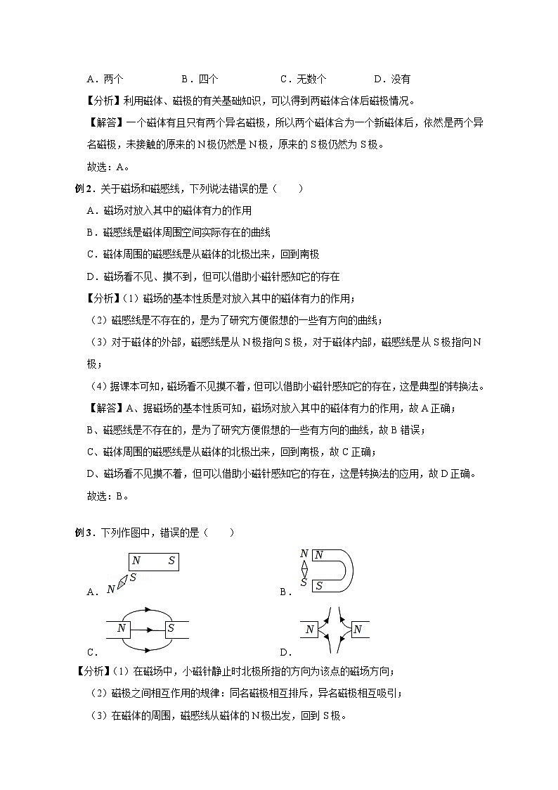 备考2024年中考物理重难点精讲精练：42-热点22 磁现象磁场（精讲）第2页